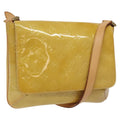 Louis Vuitton Thompson Street Handbag Monogram Vernis Beige Patent_Leather Bag (Pre-Owned)