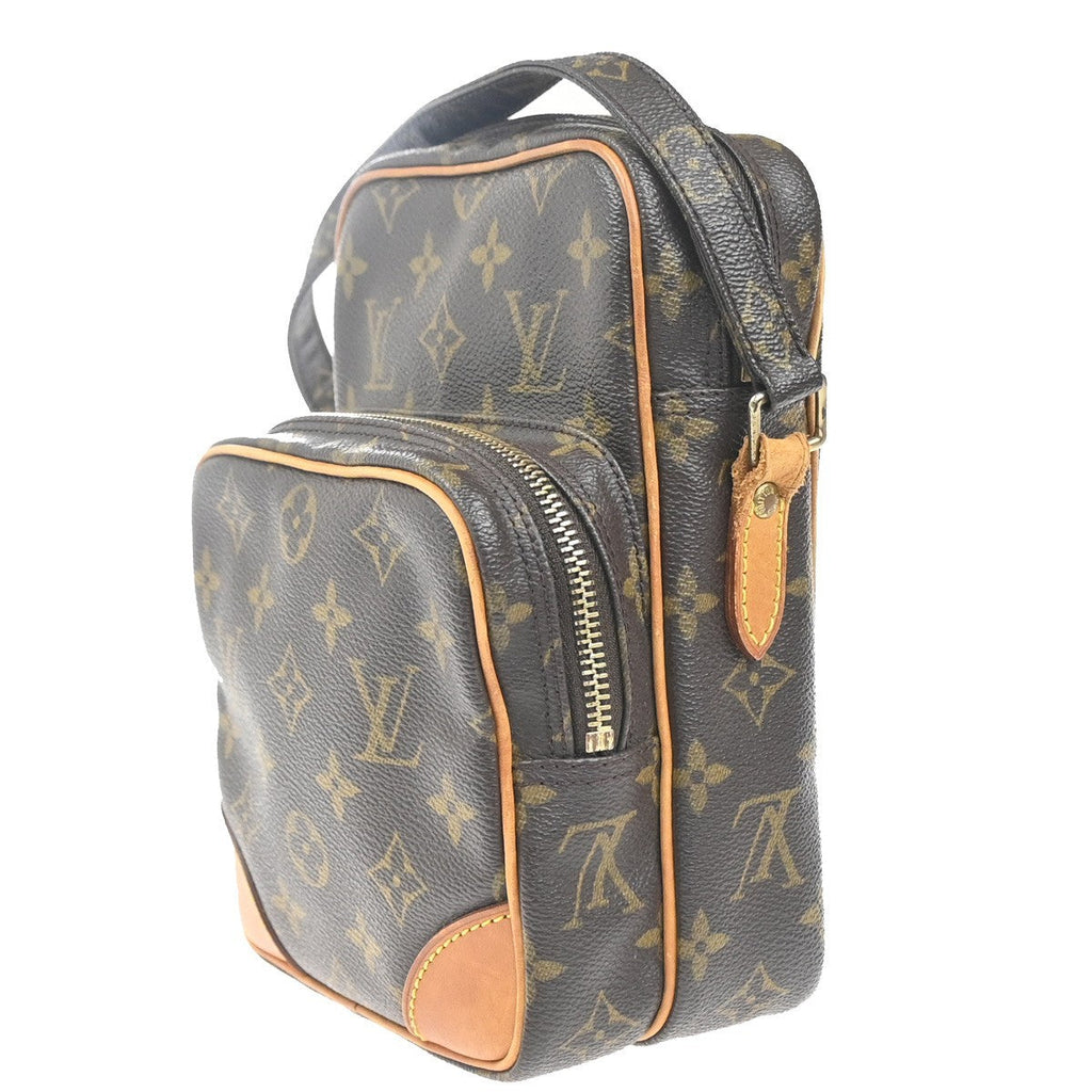 Louis Vuitton Amazone Bag Monogram Canvas Brown Canvas Shoulder Bag Bag (Pre-Owned)