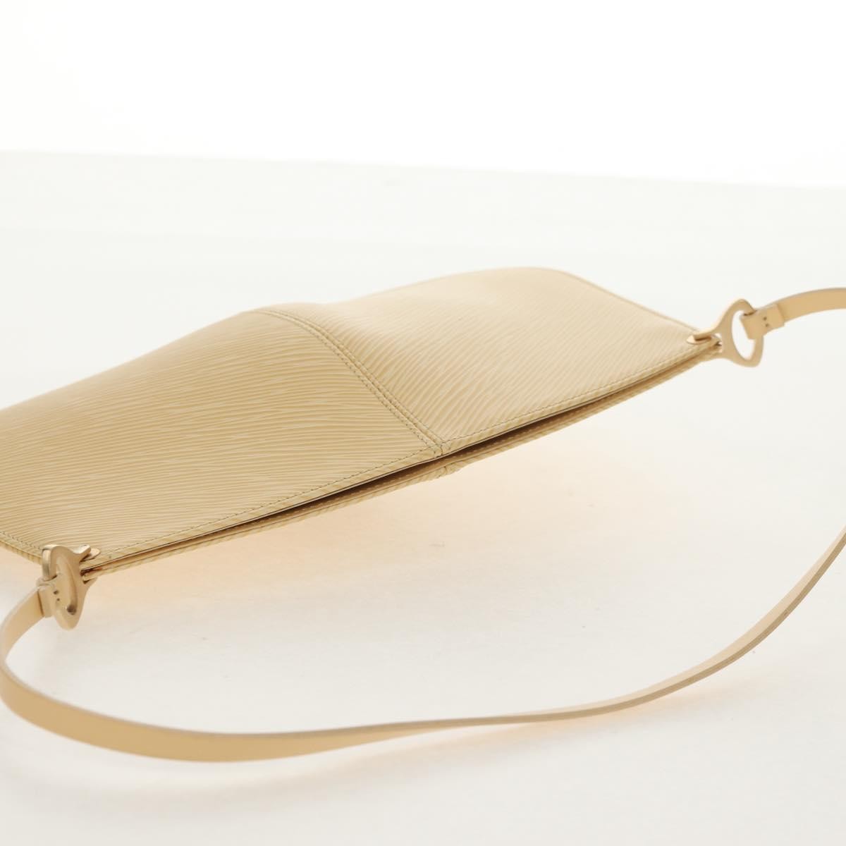Louis Vuitton Demi Lune Pochette Epi Leather Beige Leather Clutche & Pouche Bag (Pre-Owned)
