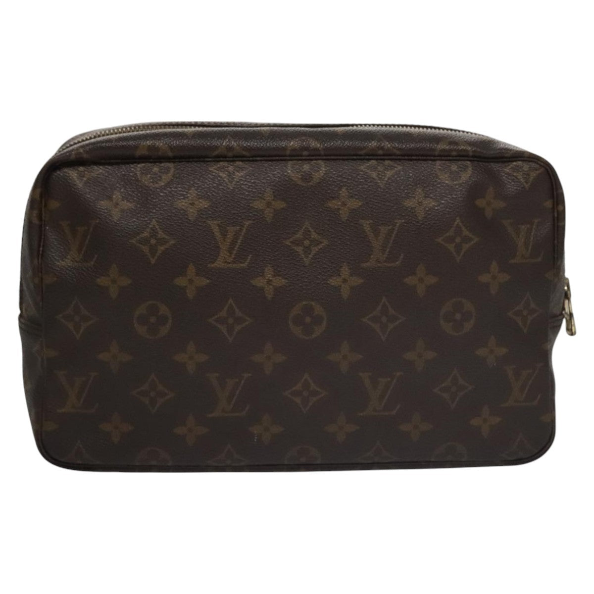 Louis Vuitton Trousse Toiletry Pouch Monogram Canvas Brown Canvas Toiletry Case Accessory (Pre-Owned)