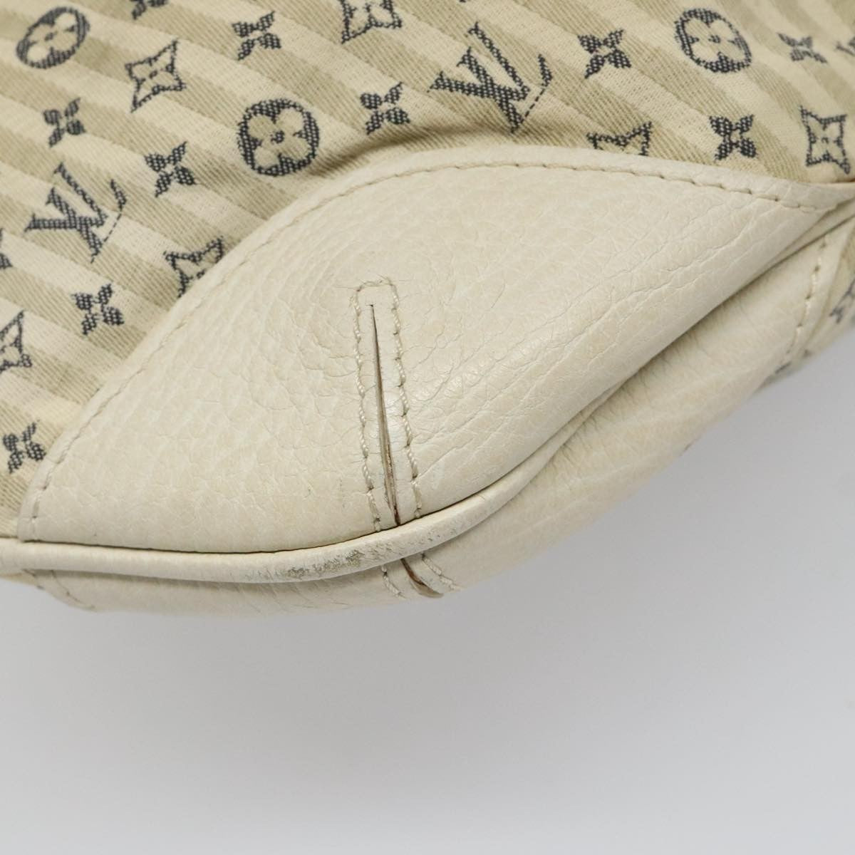 Louis Vuitton Marina Handbag Mini Lin Croisette Beige Canvas Bag (Pre-Owned)