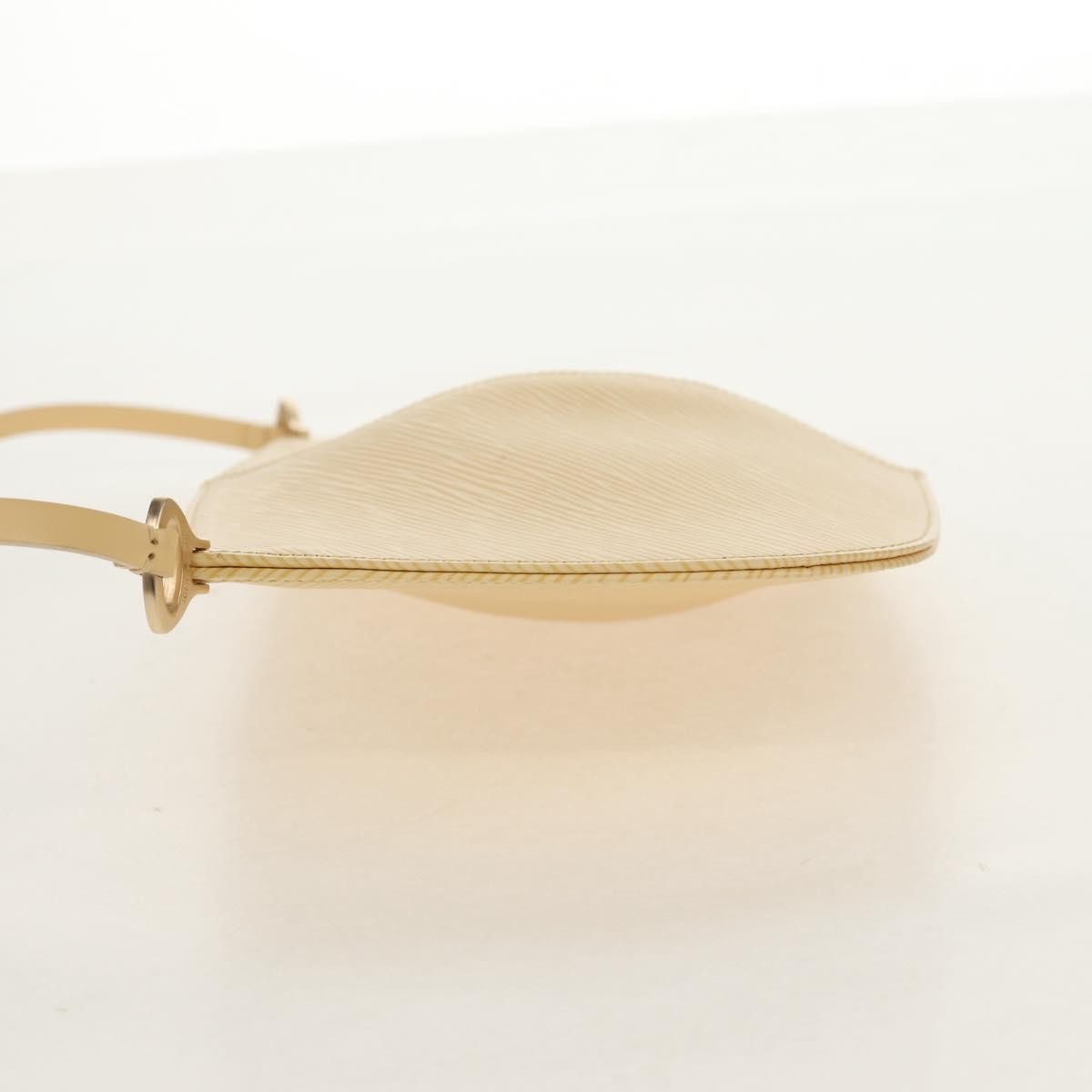 Louis Vuitton Demi Lune Pochette Epi Leather Beige Leather Clutche & Pouche Bag (Pre-Owned)