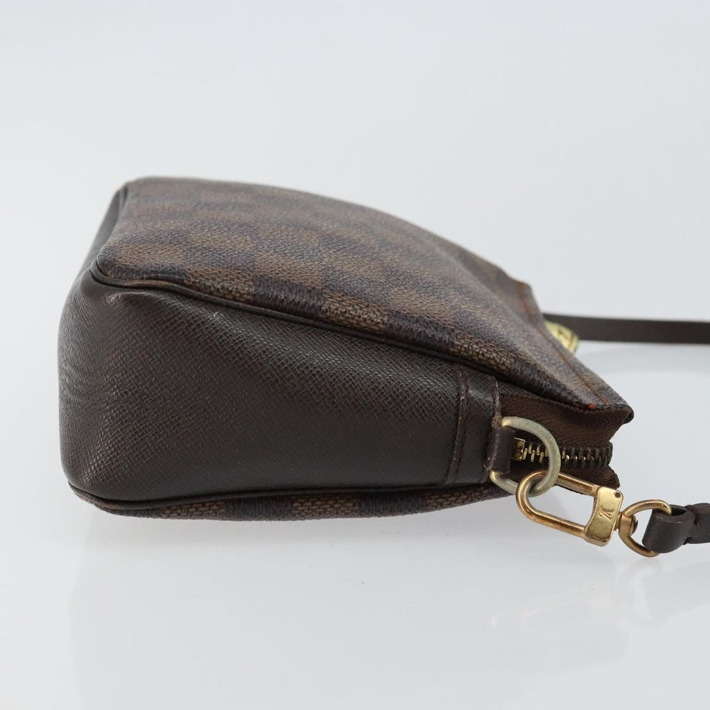 Louis Vuitton Trousse Make Up Bag Damier Canvas Brown Canvas Clutche & Pouche Bag (Pre-Owned)