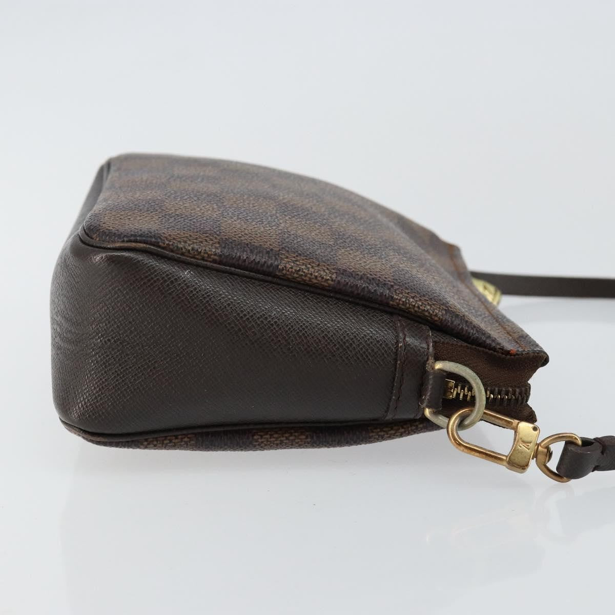 Louis Vuitton Trousse Make Up Bag Damier Canvas Brown Canvas Clutche & Pouche Bag (Pre-Owned)