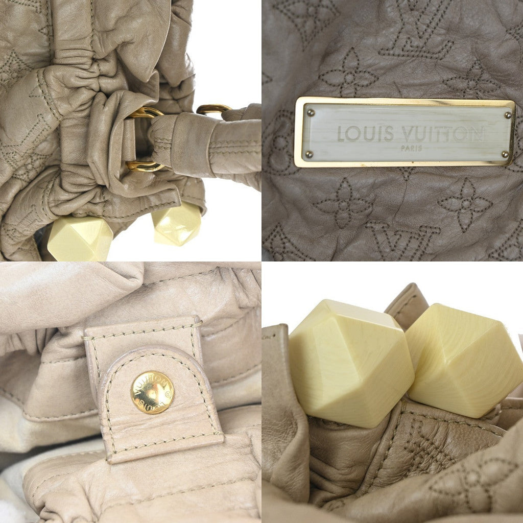 Louis Vuitton Olympe Stratus Handbag Limited Edition Monogram Lambskin Beige Leather Shoulder Bag Bag (Pre-Owned)