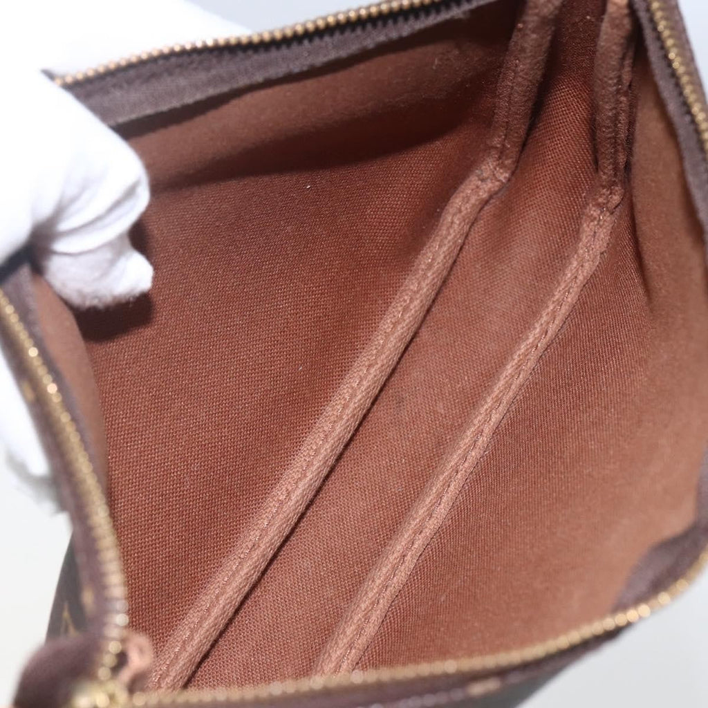 Louis Vuitton Pochette Accessoires Nm Monogram Canvas Brown Canvas Clutche & Pouche Bag (Pre-Owned)