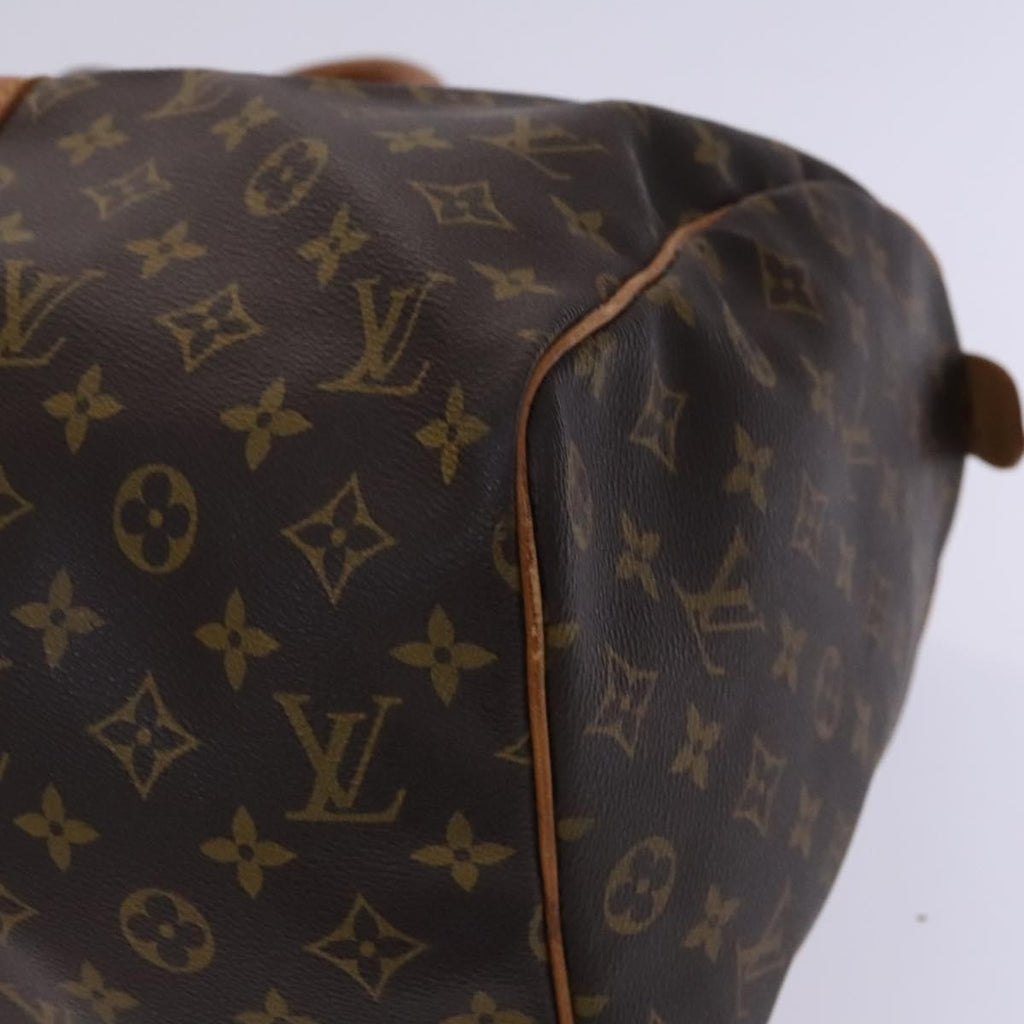 Louis Vuitton Keepall Bag Monogram Canvas Brown Canvas Travel Bag Bag (Pre-Owned)