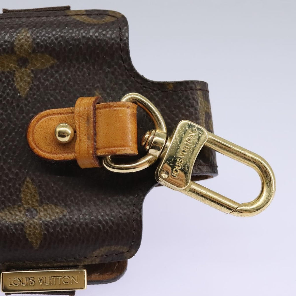 Louis Vuitton Étui Téléphone Monogram Canvas Brown Canvas Tech Accessory Accessory (Pre-Owned)