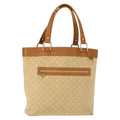 Louis Vuitton Lucille Handbag Mini Lin Beige Canvas Tote Bag Bag (Pre-Owned)