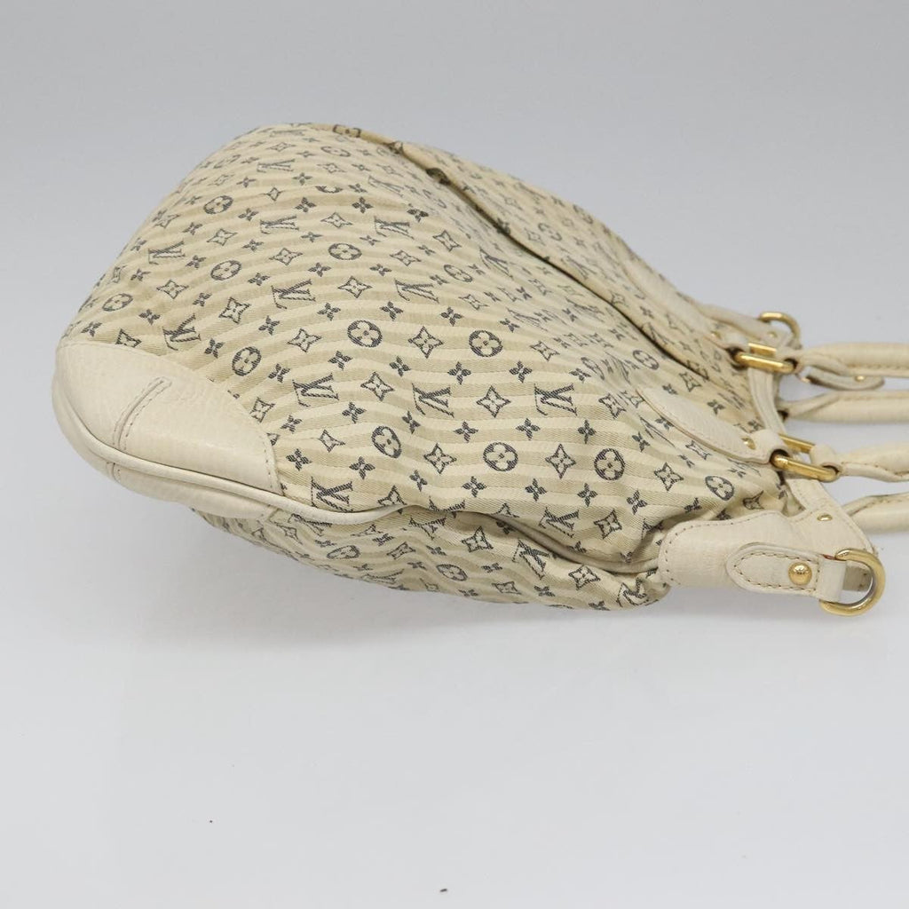 Louis Vuitton Marina Handbag Mini Lin Croisette Beige Canvas Bag (Pre-Owned)
