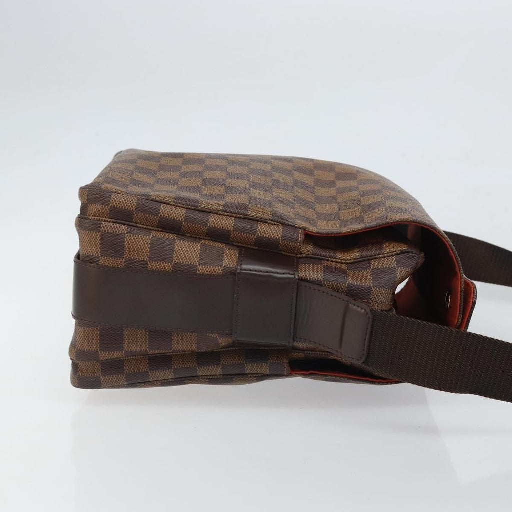 Louis Vuitton Naviglio Handbag Damier Brown Canvas Shoulder Bag Bag (Pre-Owned)