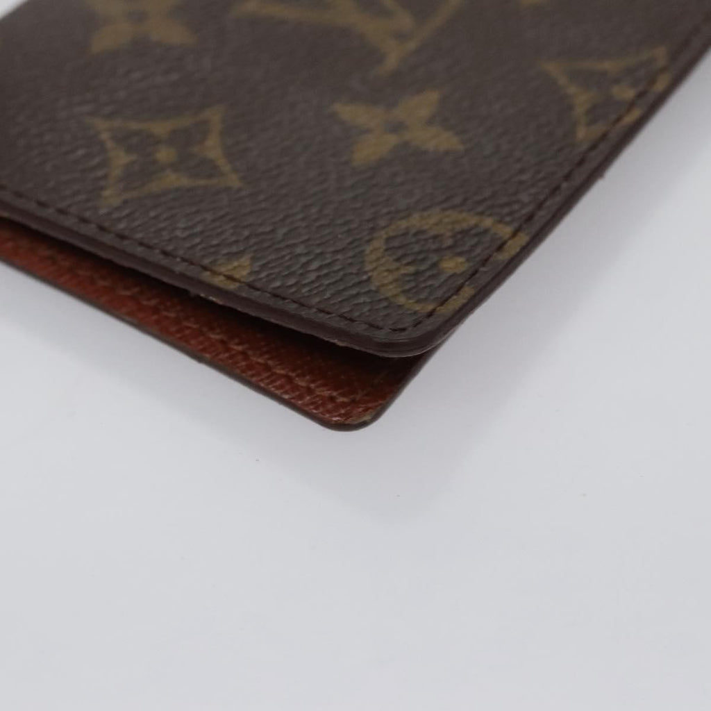 Louis Vuitton Vertical Id Card Holder Canvas Brown Canvas Card Holders Accessory (Pre-Owned)
