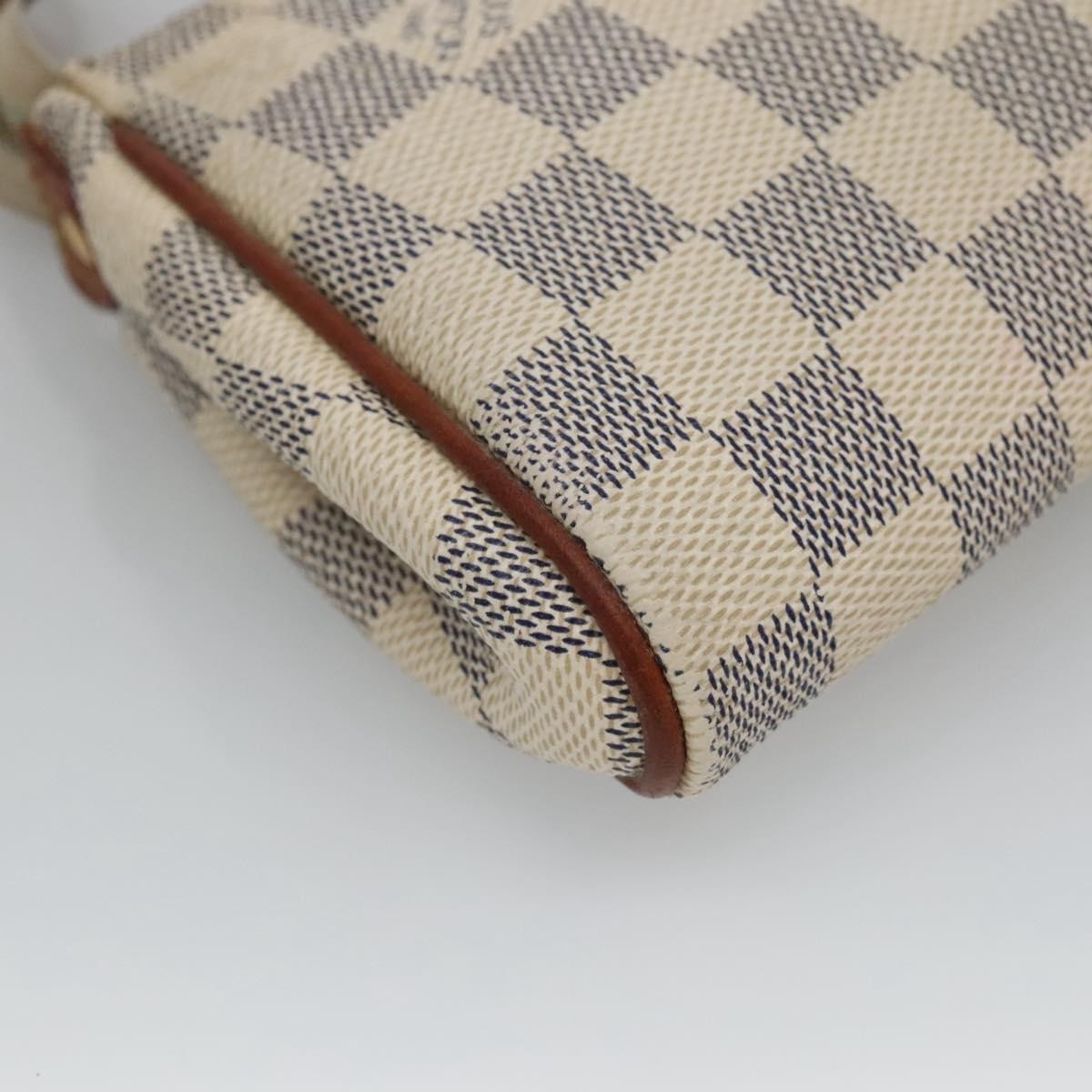 Louis Vuitton Eva Handbag Damier Beige Canvas Shoulder Bag Bag (Pre-Owned)