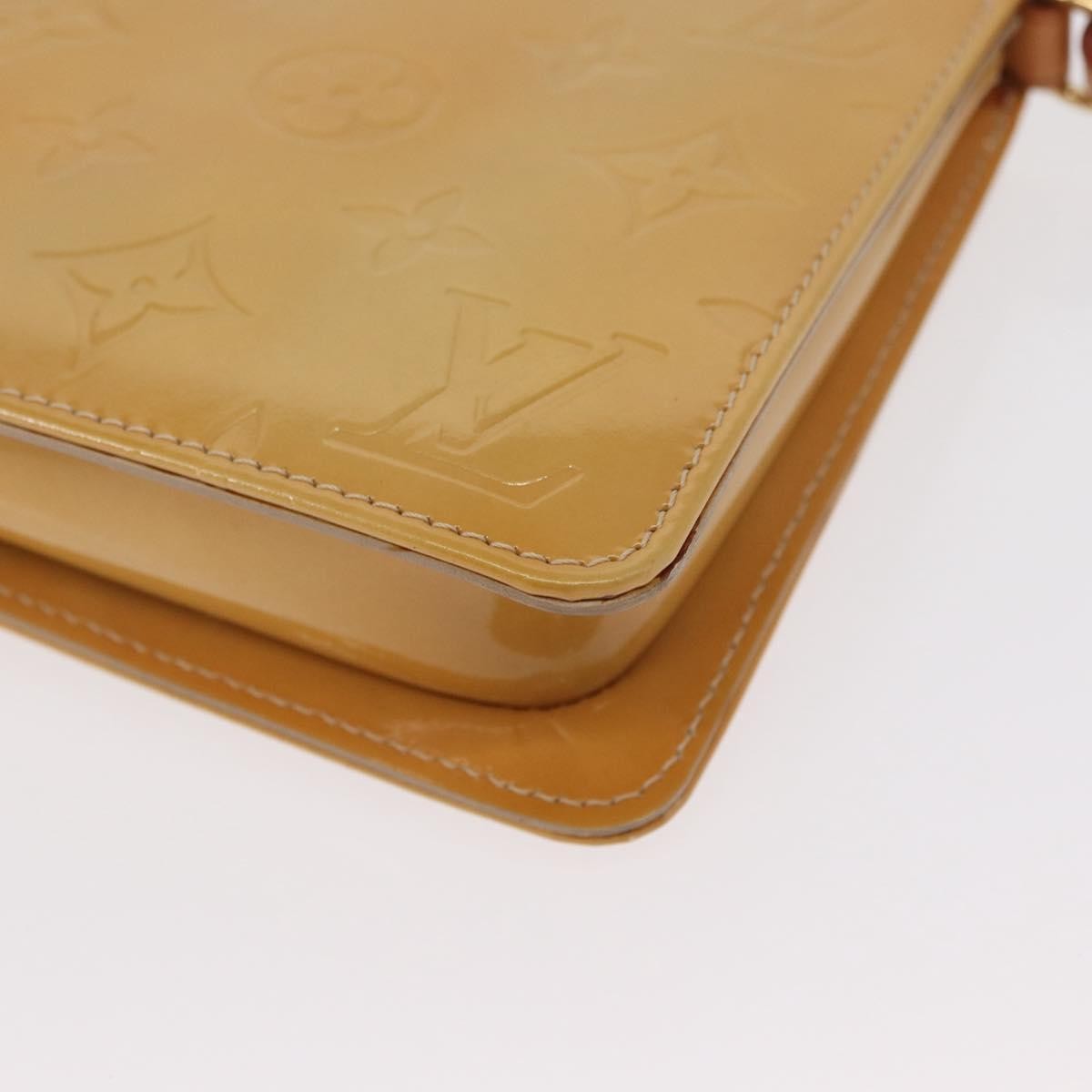 Louis Vuitton Lexington Pochette Patent Leather Beige Patent_Leather Clutche & Pouche Bag (Pre-Owned)