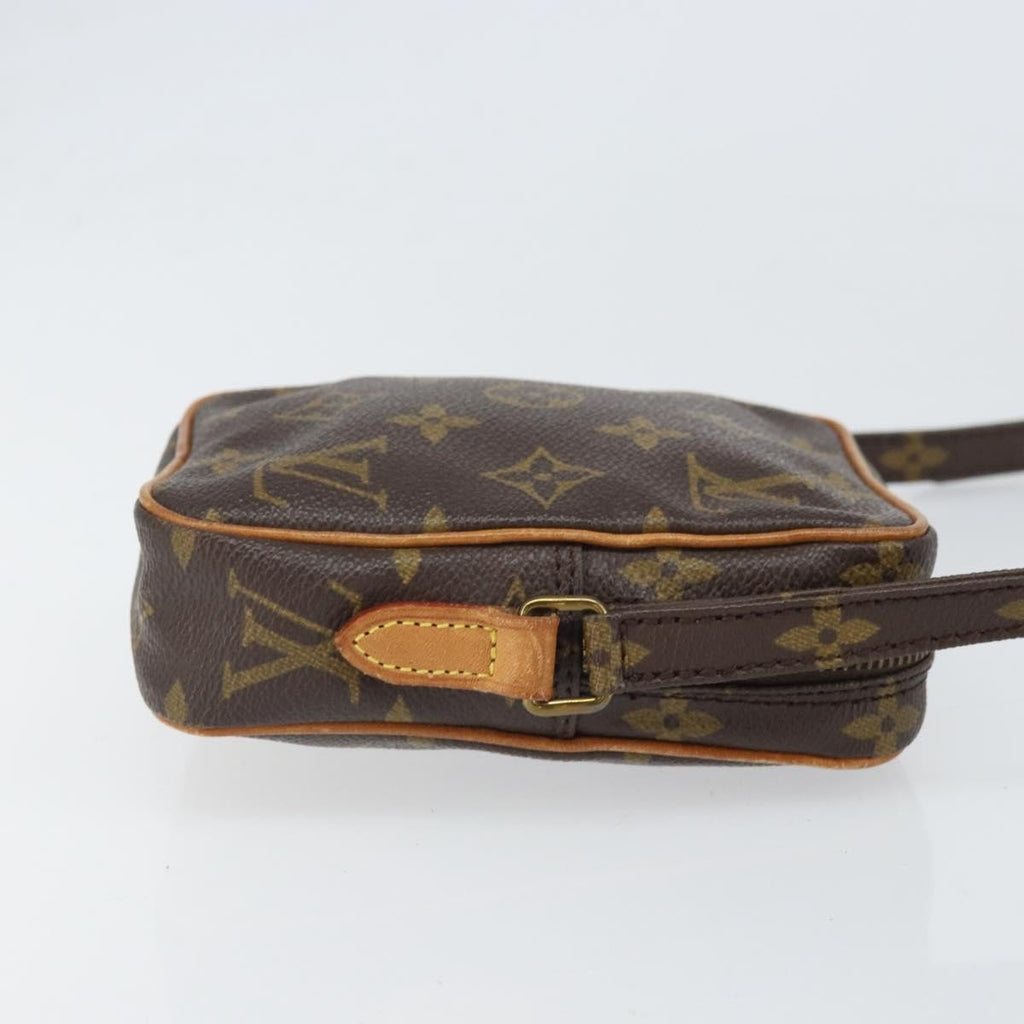 Louis Vuitton Danube Handbag Monogram Canvas Brown Canvas Shoulder Bag Bag (Pre-Owned)