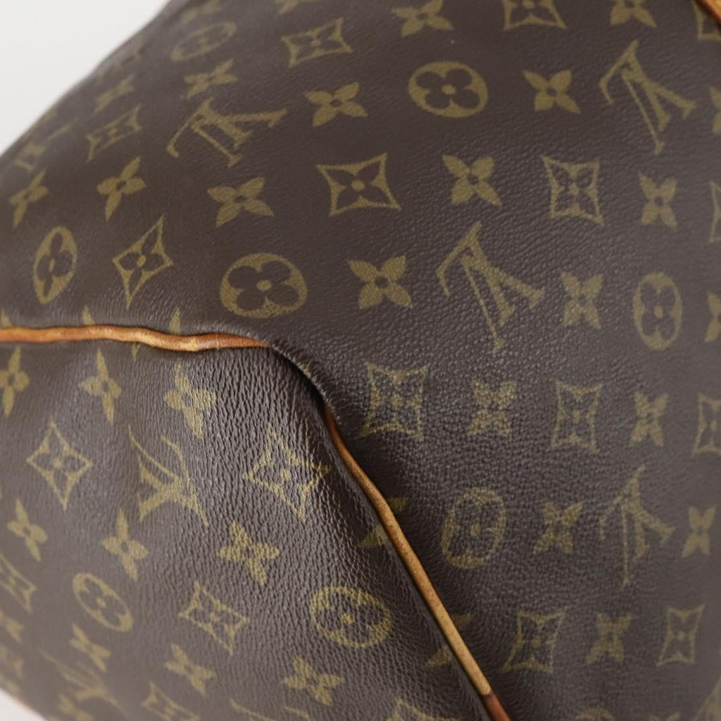 Louis Vuitton Keepall Bag Monogram Canvas Brown Canvas Travel Bag Bag (Pre-Owned)