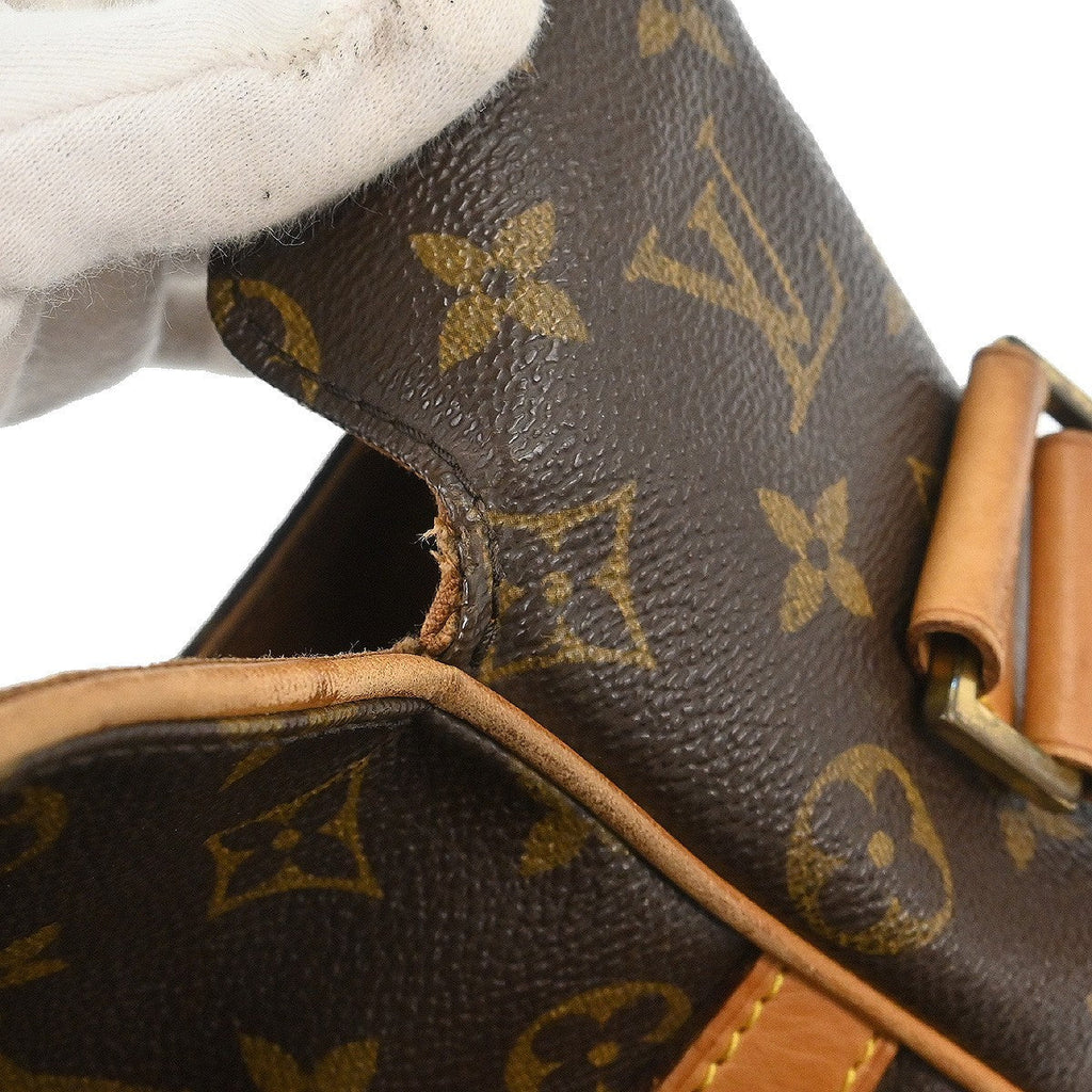 Louis Vuitton Abbesses Messenger Bag Monogram Canvas Brown Canvas Shoulder Bag Bag (Pre-Owned)