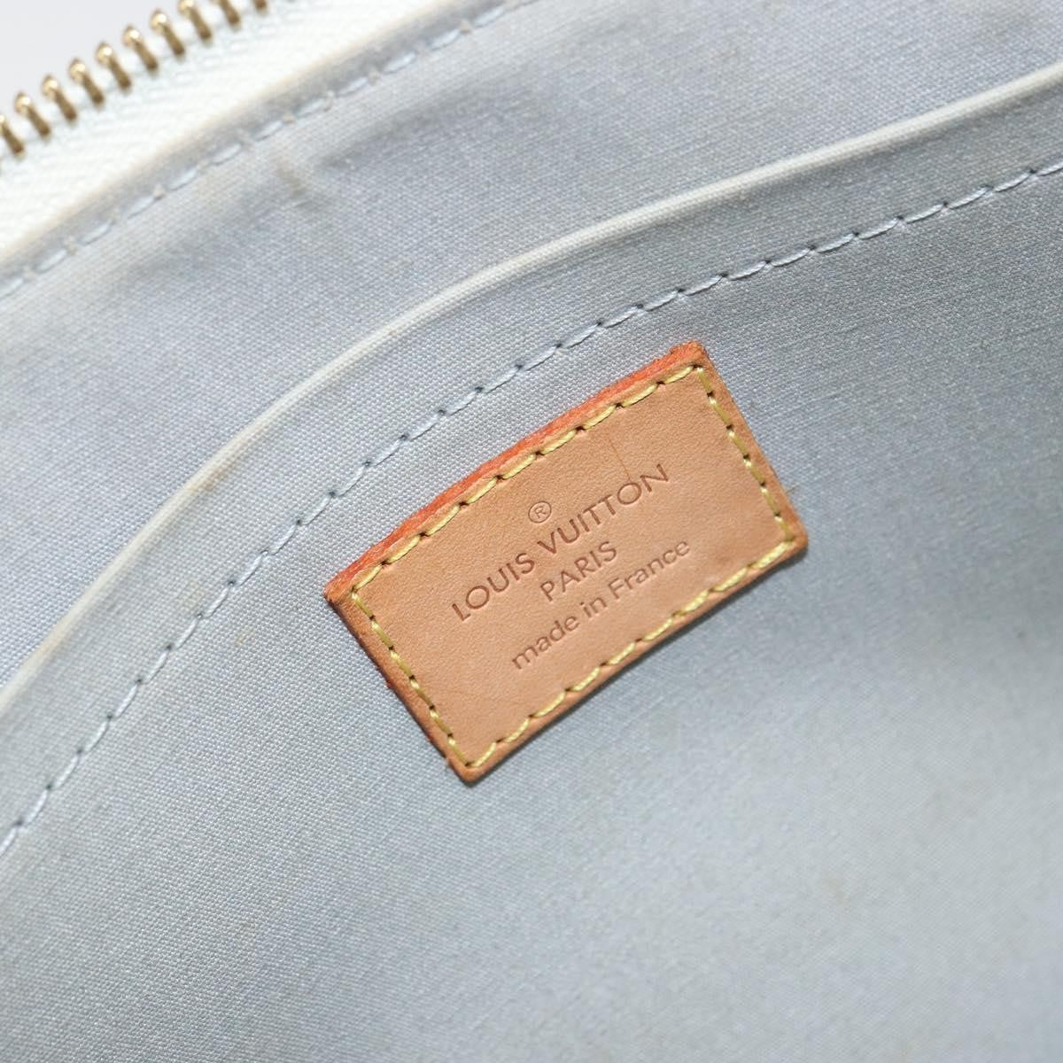 Louis Vuitton Rosewood Avenue Handbag Monogram Vernis Beige Patent_Leather Handbag (Pre-Owned)