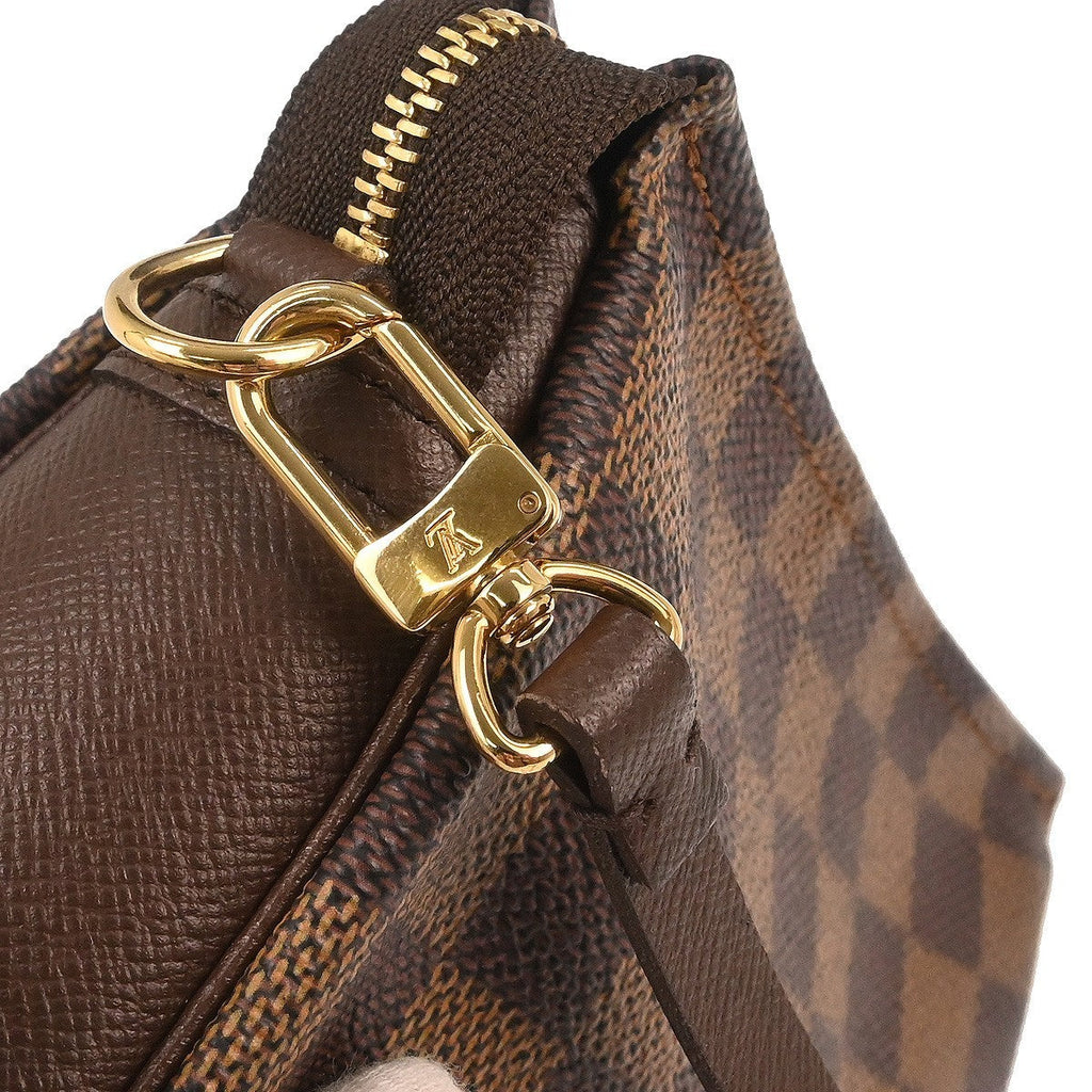 Louis Vuitton Trousse Make Up Bag Damier Canvas Brown Canvas Clutche & Pouche Bag (Pre-Owned)