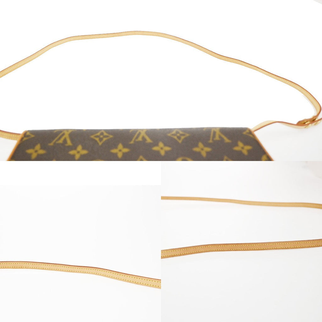 Louis Vuitton Twin Handbag Monogram Canvas Brown Canvas Clutche & Pouche Bag (Pre-Owned)