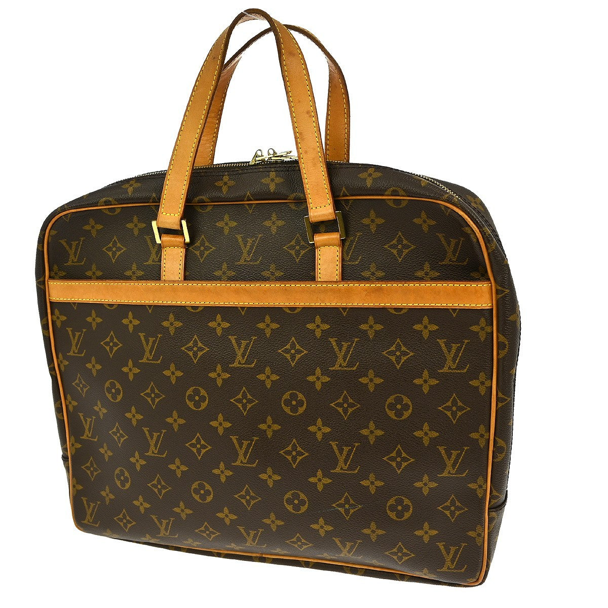 Louis Vuitton Porte-Documents Pegase Bag Monogram Canvas Brown Canvas Briefcase Bag (Pre-Owned)