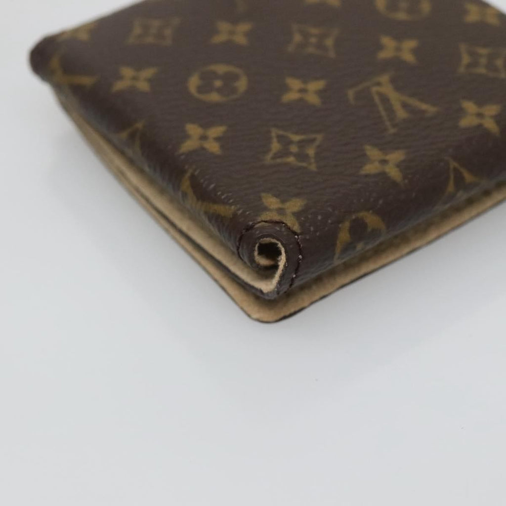 Louis Vuitton Case Jewelry Box Canvas Brown Canvas Wallets Accessory (Pre-Owned)