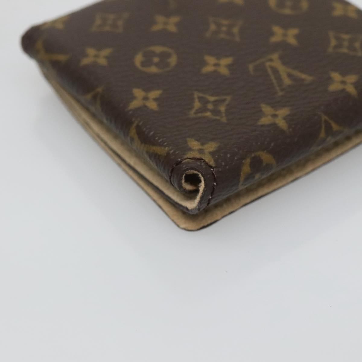 Louis Vuitton Case Jewelry Box Canvas Brown Canvas Wallets Accessory (Pre-Owned)