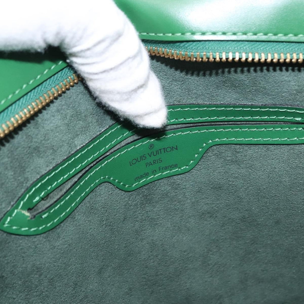 Louis Vuitton Saint Jacques Handbag Epi Leather Green Epi Leather Handbag (Pre-Owned)