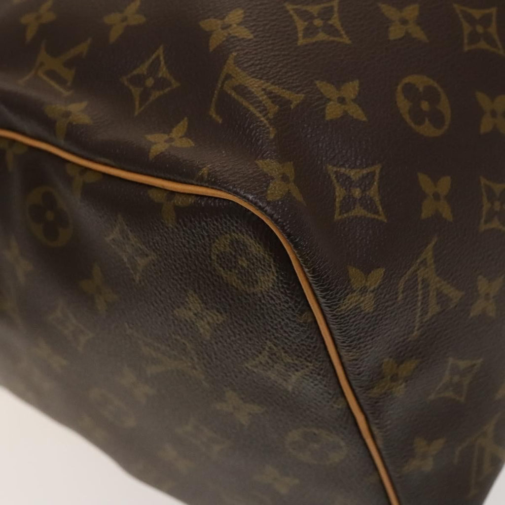 Louis Vuitton Keepall Bag Monogram Canvas Brown Canvas Bag (Pre-Owned)