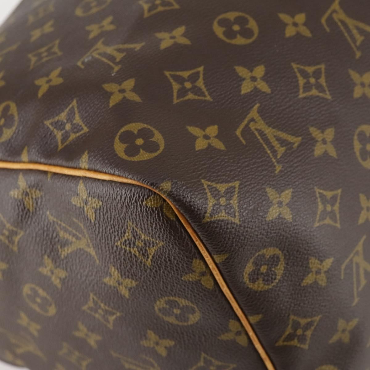 Louis Vuitton Keepall Bag Monogram Canvas Brown Canvas Travel Bag Bag (Pre-Owned)