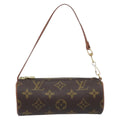 Louis Vuitton Papillon Pochette Monogram Canvas Brown Canvas Clutche & Pouche Bag (Pre-Owned)
