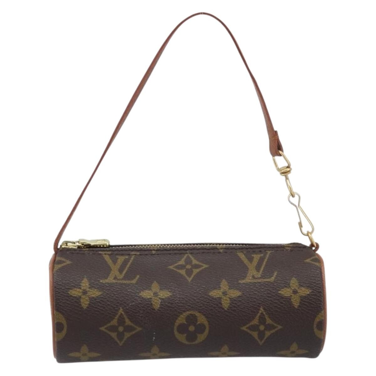 Louis Vuitton Papillon Pochette Monogram Canvas Brown Canvas Clutche & Pouche Bag (Pre-Owned)