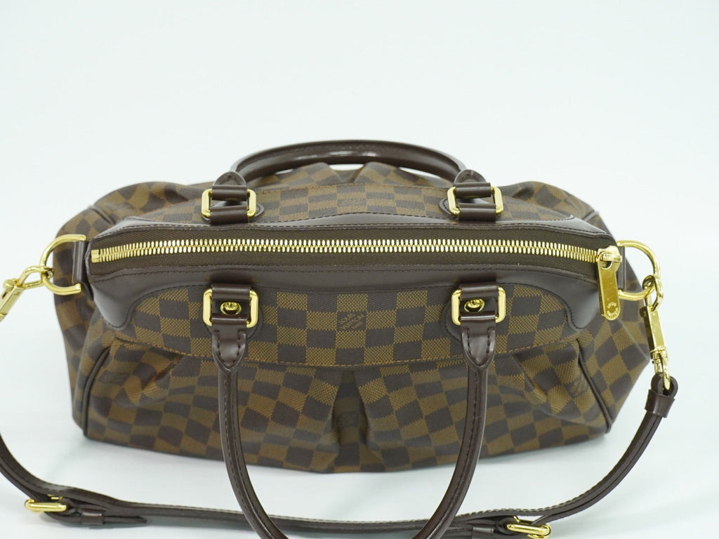 Louis Vuitton Trevi Handbag Damier Brown Canvas Handbag (Pre-Owned)