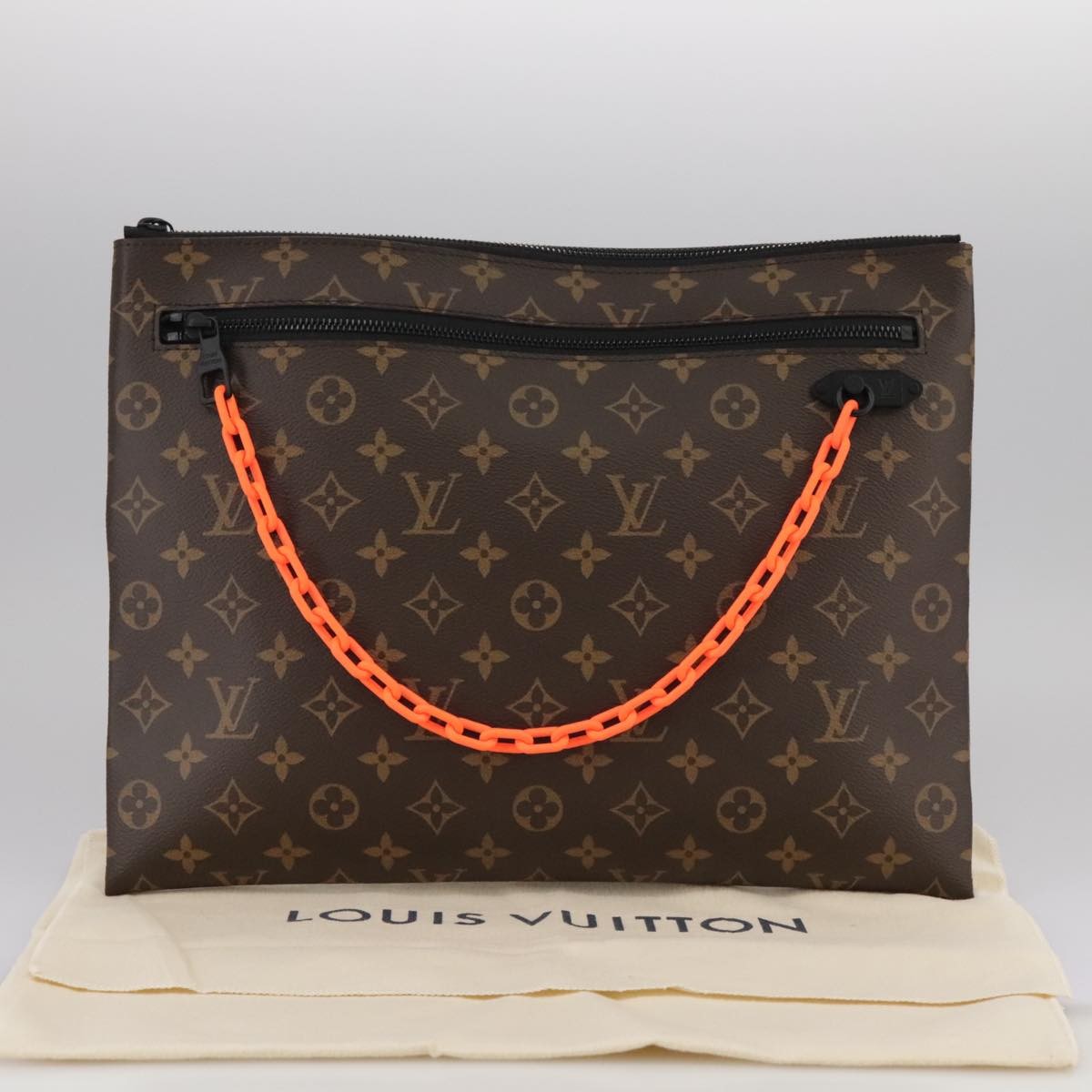 Louis Vuitton Solar Ray A4 Pouch Monogram Canvas Brown Canvas Clutche & Pouche Bag (Pre-Owned)