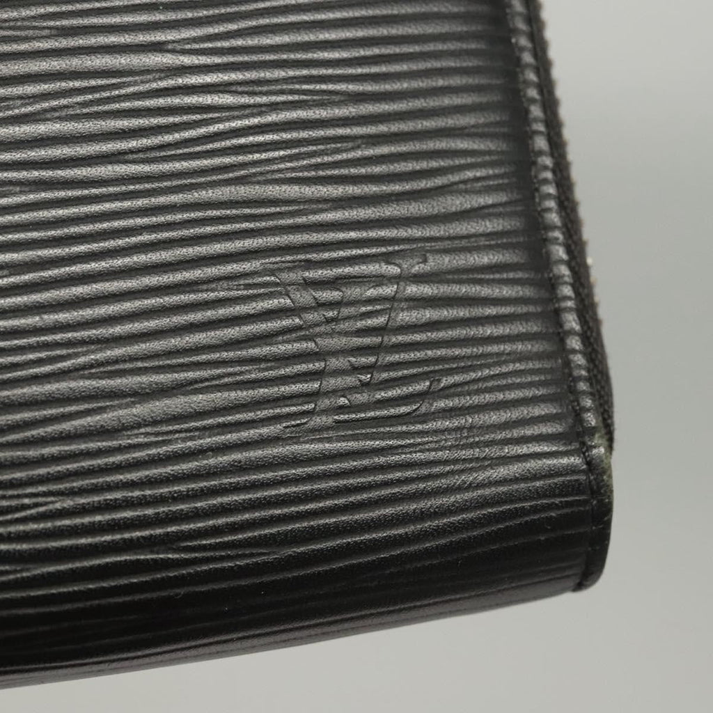 Louis Vuitton Zippy Organizer Epi Leather Black Leather Wallets Accessory (Pre-Owned)