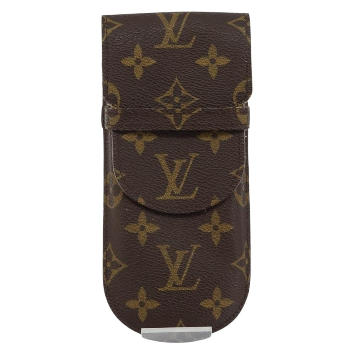 Louis Vuitton Etui À Lunette Canvas Brown Canvas Card Holders Accessory (Pre-Owned)