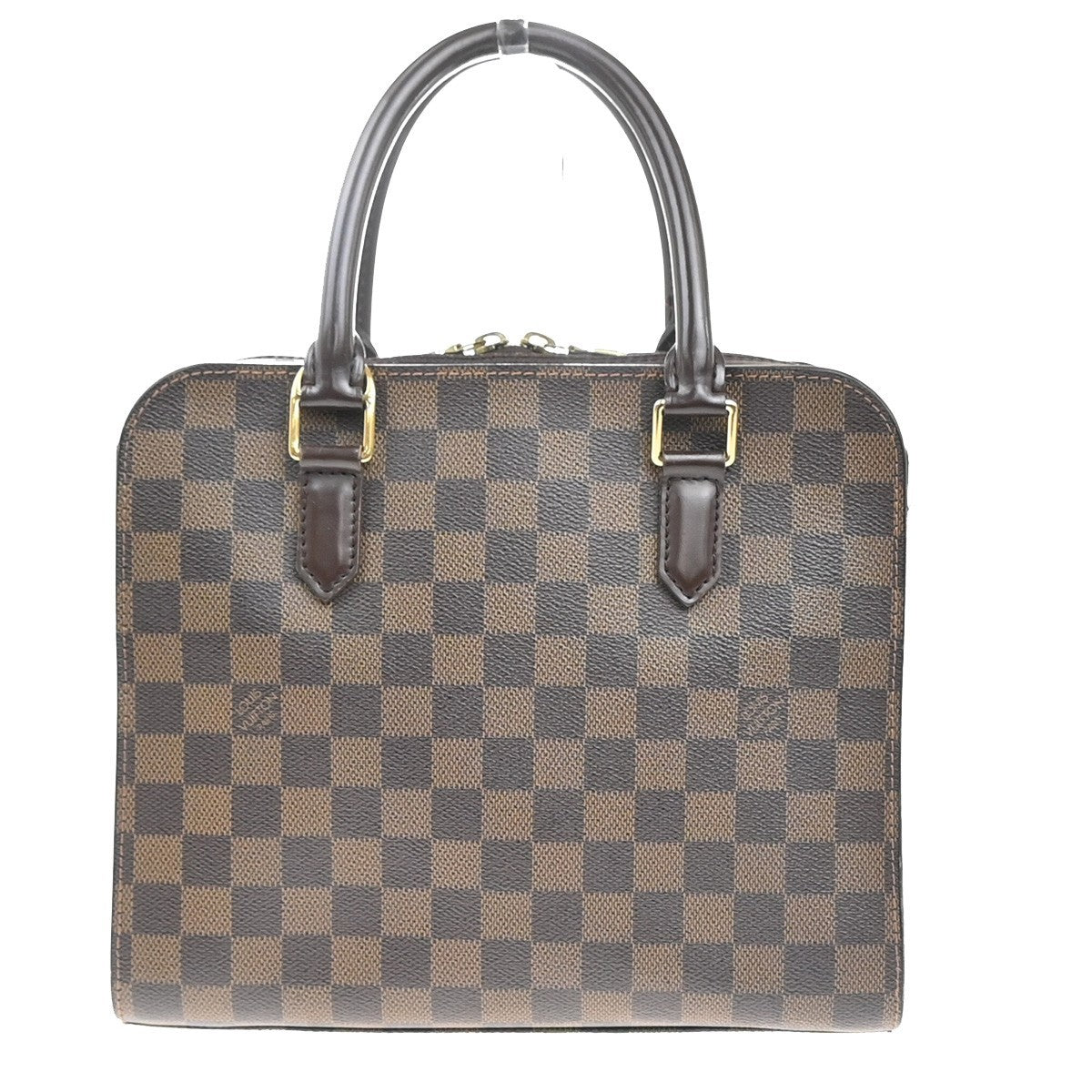 Louis Vuitton Triana Bag Damier Brown Canvas Handbag (Pre-Owned)
