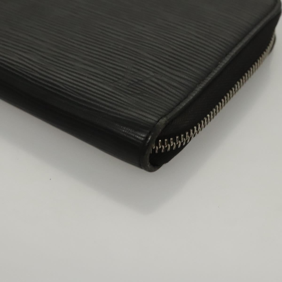 Louis Vuitton Zippy Organizer Epi Leather Black Leather Wallets Accessory (Pre-Owned)