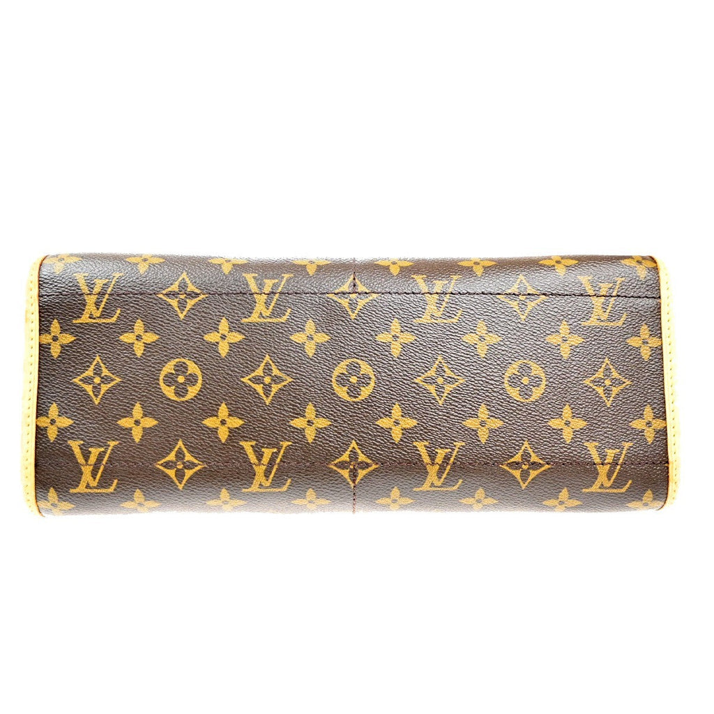 Louis Vuitton Popincourt Shoulder Bag Monogram Canvas Brown Canvas Shoulder Bag Bag (Pre-Owned)