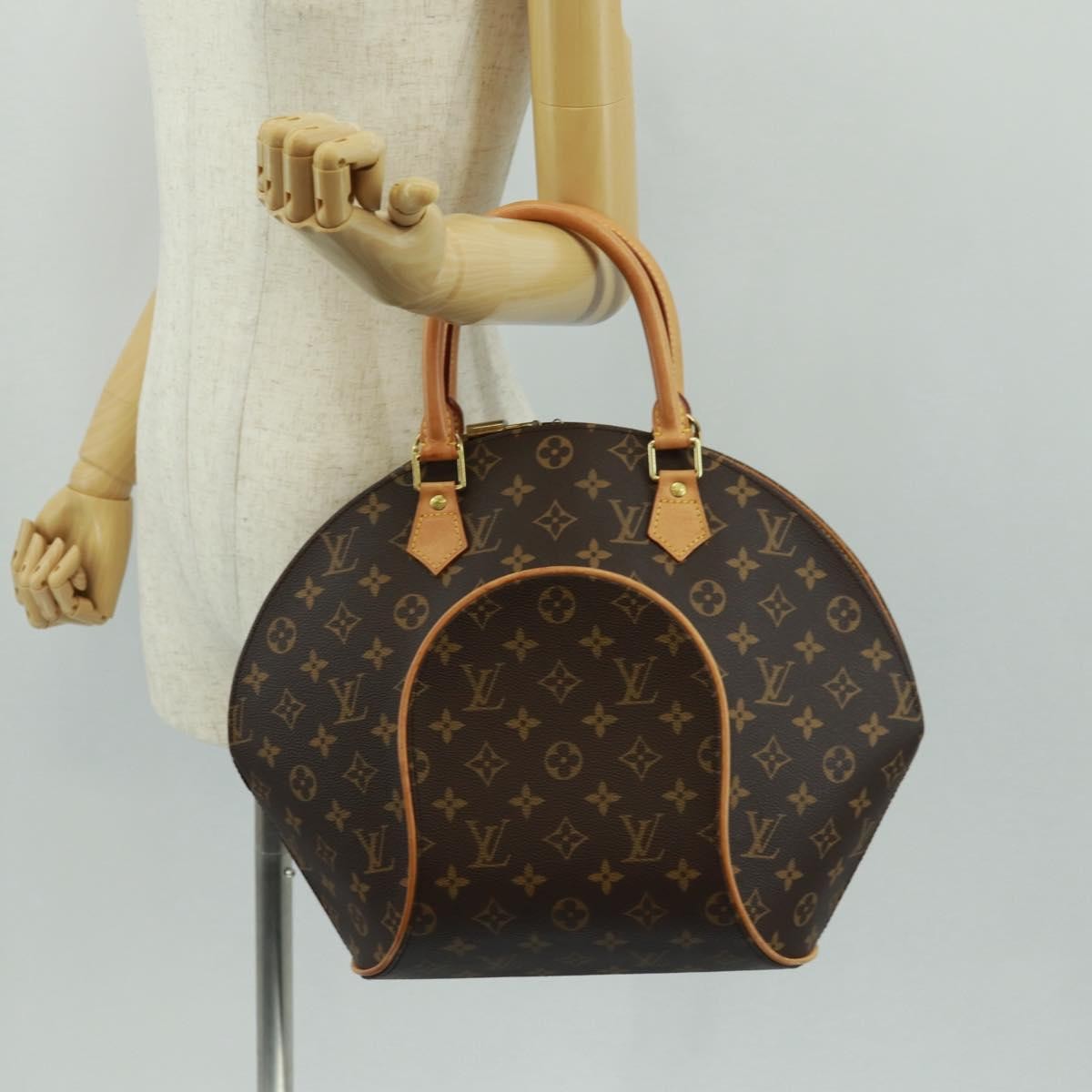 Louis Vuitton Ellipse Bag Monogram Canvas Brown Canvas Handbag (Pre-Owned)
