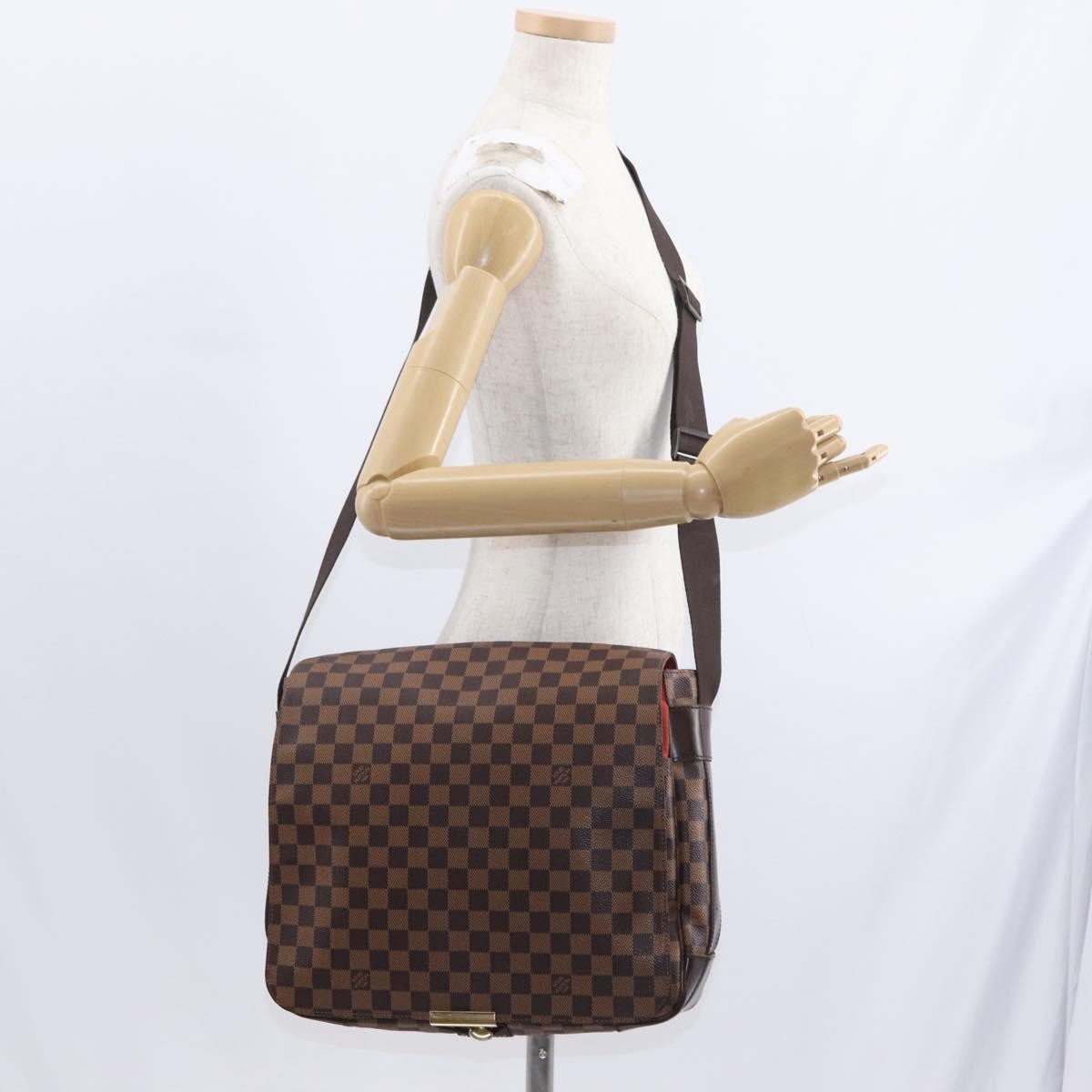 Louis Vuitton Bastille Bag Damier Brown Canvas Shoulder Bag Bag (Pre-Owned)