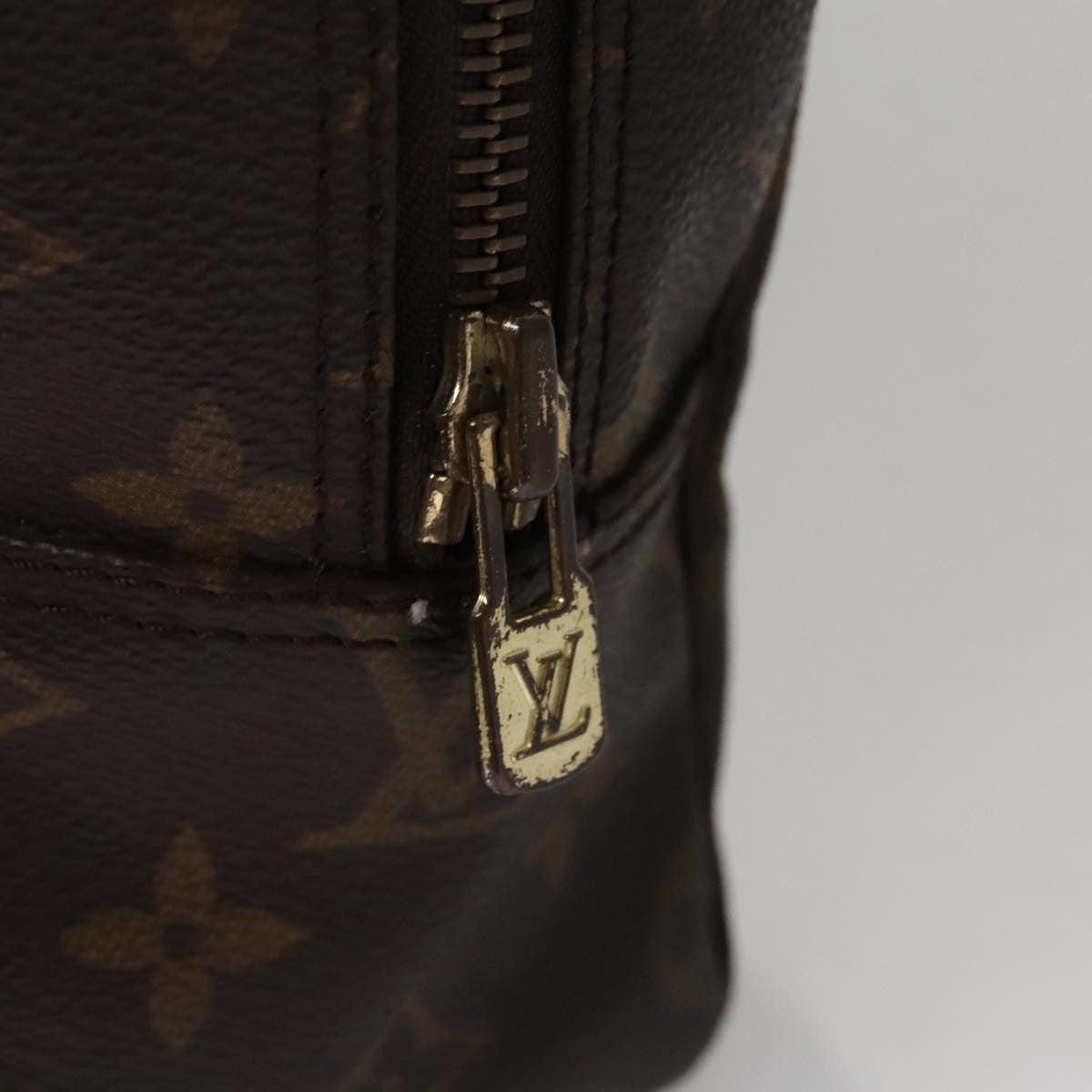 Louis Vuitton Trousse Toiletry Pouch Monogram Canvas Brown Canvas Toiletry Case Accessory (Pre-Owned)