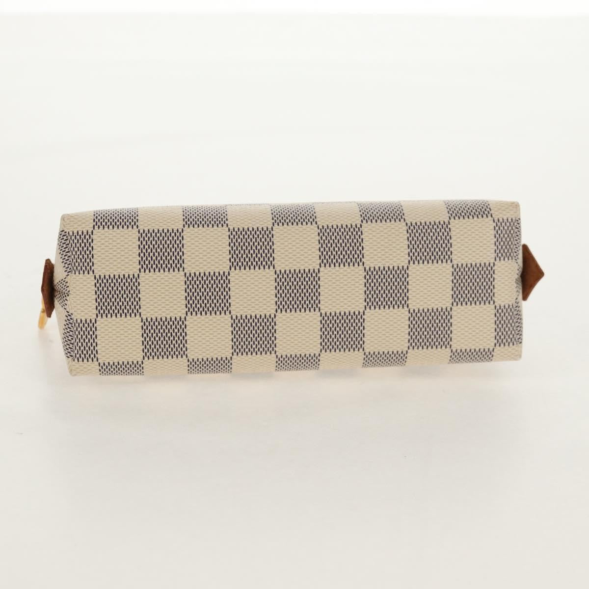 Louis Vuitton Cosmetic Pouch Damier Beige Canvas Clutche & Pouche Bag (Pre-Owned)