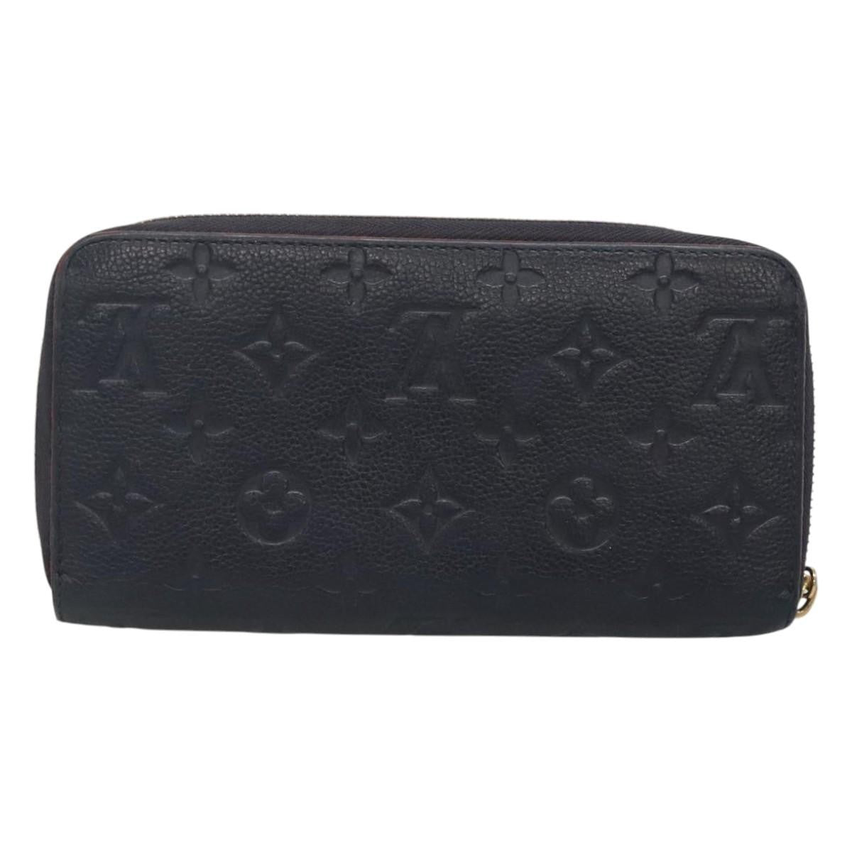 Louis Vuitton Portefeuille Zippy Monogramme Empreinte Monogramme Empreinte Navy Leather Wallets Accessory (Pre-Owned)