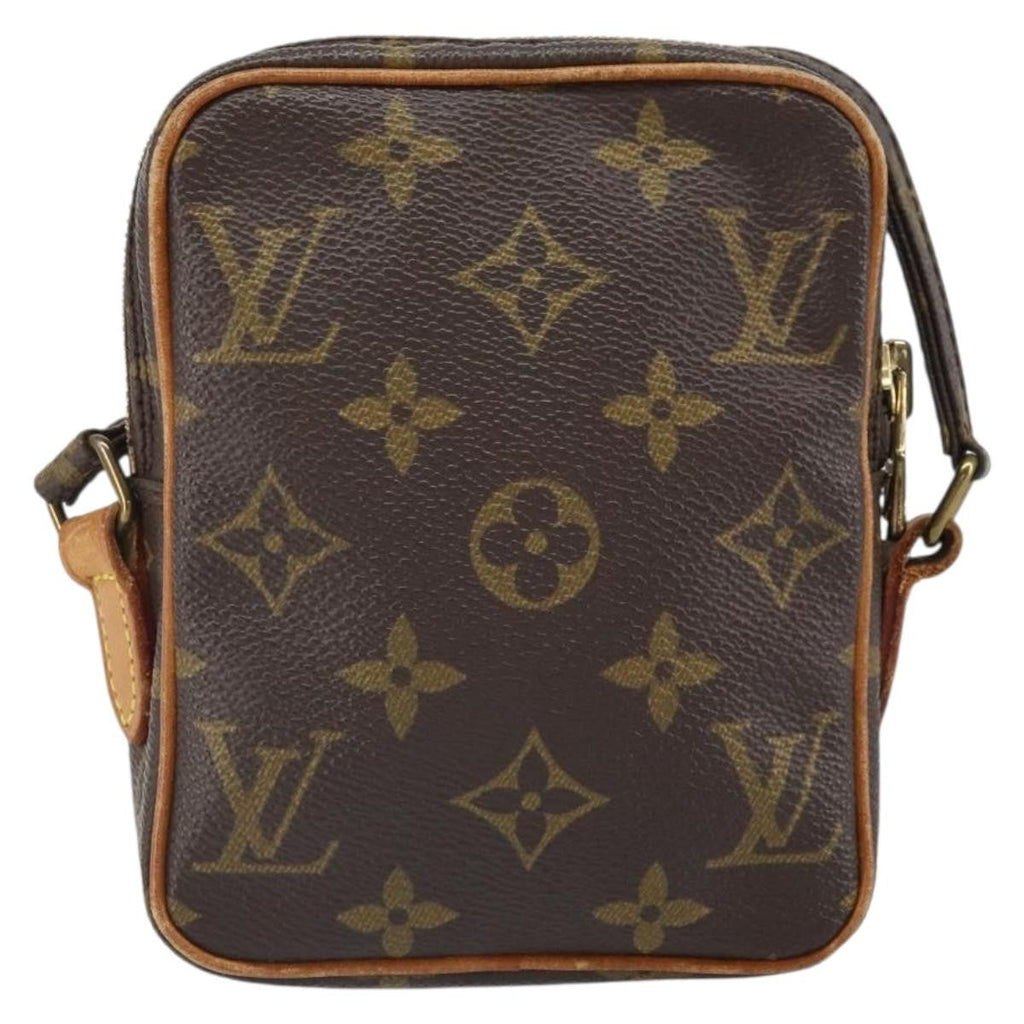 Louis Vuitton Danube Handbag Monogram Canvas Brown Canvas Shoulder Bag Bag (Pre-Owned)