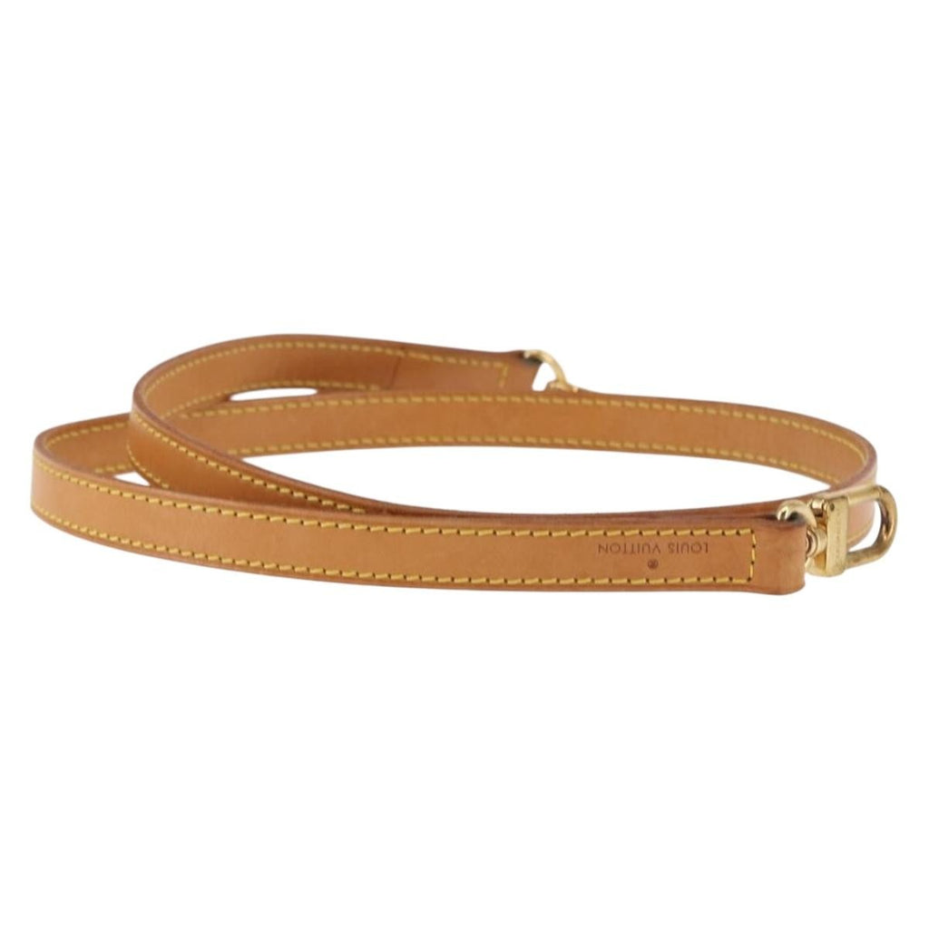 Louis Vuitton Bandouliere Leather Beige Leather Straps Accessory (Pre-Owned)