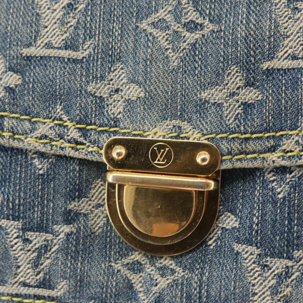Louis Vuitton Bum Bag Denim Blue Denim_Jeans Shoulder Bag Bag (Pre-Owned)