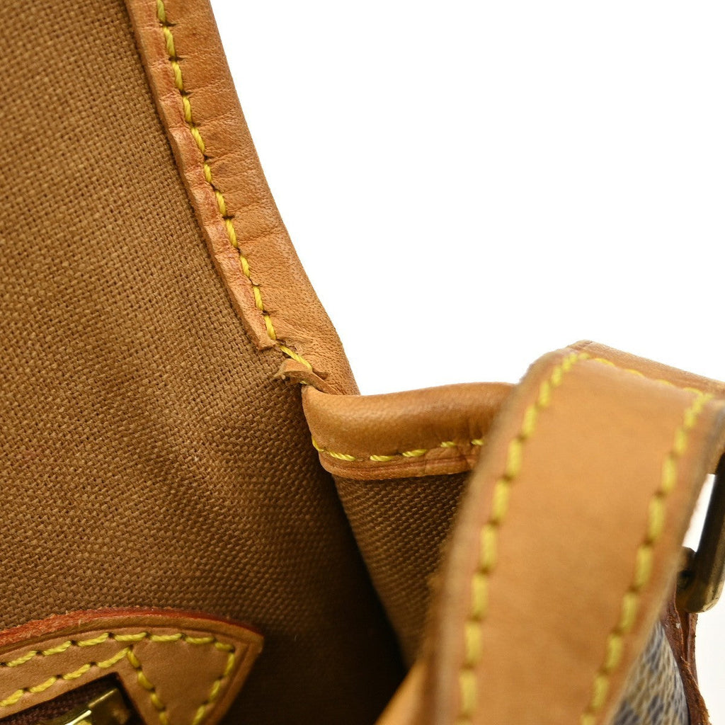 Louis Vuitton Sologne Handbag Monogram Canvas Brown Canvas Shoulder Bag Bag (Pre-Owned)