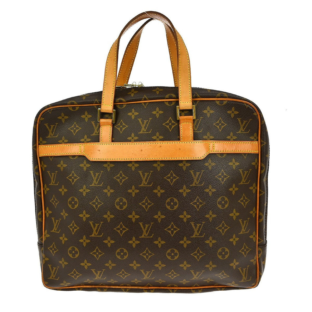 Louis Vuitton Porte-Documents Pegase Bag Monogram Canvas Brown Canvas Briefcase Bag (Pre-Owned)