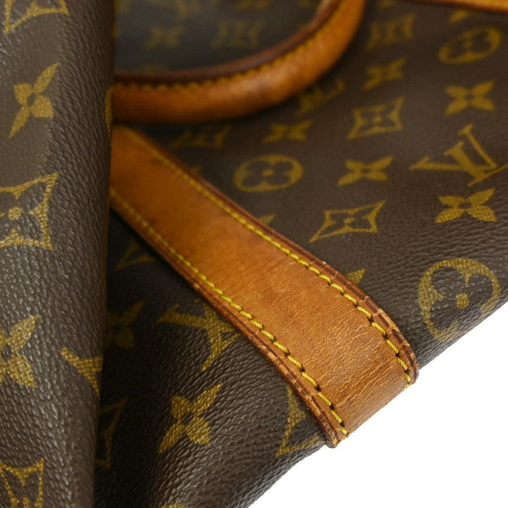 Louis Vuitton Keepall Bag Monogram Canvas Brown Canvas Travel Bag Bag (Pre-Owned)